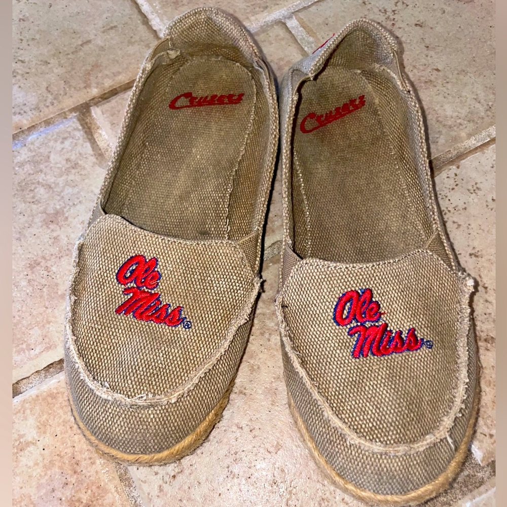 Campus Cruisers Ole Miss / University MS Cabo  Cruisers‎ Women’s size 8 EUC